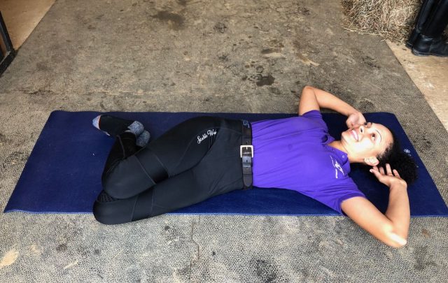 InForm Fitness: The Reclined Half Pass For Your Obliques - Step 2