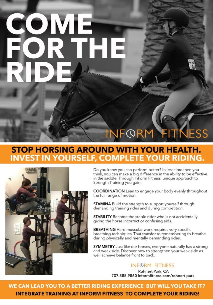 Inform Fitness: Equestrian Fitness - Rohnert Park, CA